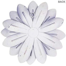 3D Metal Succulent Wall Decor Purple Hand Painted Hanging Metal Flowers Wall Decor for Living Room Bedroom Kitchen Bathroom Flower Wall Art for Indoor