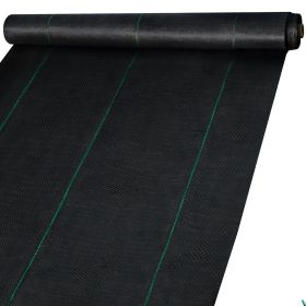 VEVOR 6FT300FT Premium Weed Barrier Fabric Heavy Duty 2.4OZ, Woven Weed Control Fabric, High Permeability Good for Flower Bed