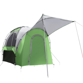 Outdoor Long Traveling Portable Pickup Truck Bed Tent (Type: Truck Tent, Color: green)